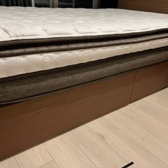 家具 ベッド セミダブルベッドの画像