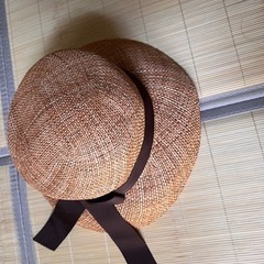 麦わら帽子　未使用　フリーサイズの画像