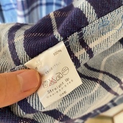 ネルシャツ シャツ メンズ　古着　しっかり目生地の画像