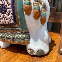 象陶器置物　フラワースタンド　花台　鉢置きの画像