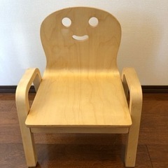 【購入者さま決定】子供用いす&机 きこりさんの椅子セット（取りに来ていただける方限定）の画像