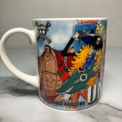 ☆値下げ☆K2407-147 金正陶器 ワンピース マグカップ NW麦わらの一味 青空 中古美品の画像
