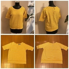 プチバトー PETIT BATEAU レディース Tシャツ XS ボーダー の画像