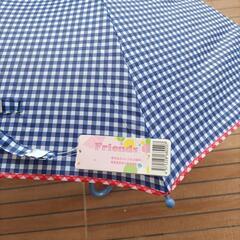 【未使用】ギンガムチェックの傘の画像