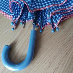 【未使用】ギンガムチェックの傘の画像