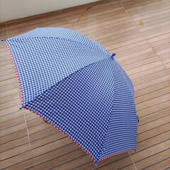 【未使用】ギンガムチェックの傘の画像