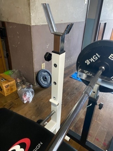 ベンチプレスセット+セーフティバー+ダンベルセット