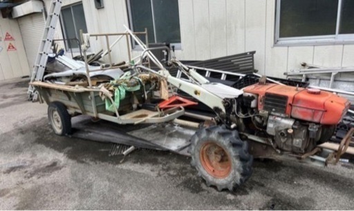 ディーゼル　  幸運機  トレーラー　牽引　  レトロ　ノスタルジック