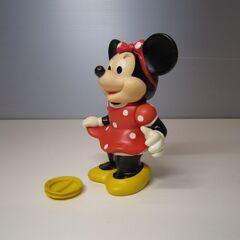 ヴィンテージ　ミニーマウス　貯金箱　  高さ：14.5cm（約）の画像