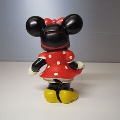 ヴィンテージ　ミニーマウス　貯金箱　  高さ：14.5cm（約）の画像