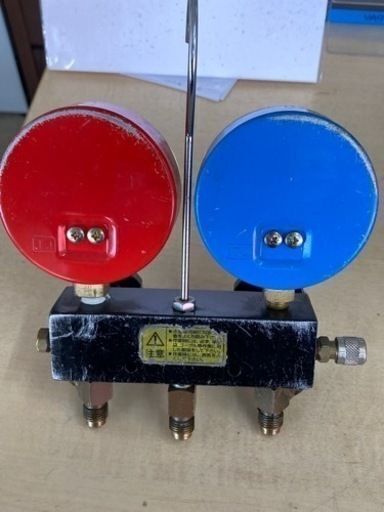 【工具】タスコ　ゲージマニホールド　TA141B-1/TA140B 中古　リサイクルショップ宮崎屋　住吉店26.3.4