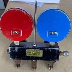 【工具】タスコ　ゲージマニホールド　TA141B-1/TA140B 中古　リサイクルショップ宮崎屋　住吉店25.7.4の画像
