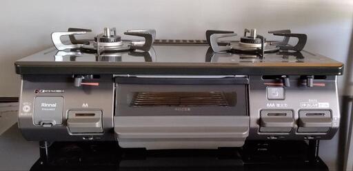 2022年製、都市ガス用、ガスコンロ、【リンナイ】　RT64JH6S2-GR