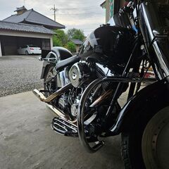 FLSTF1450　ツインテックモジュール　ボマーマフラー　HSR42　の画像