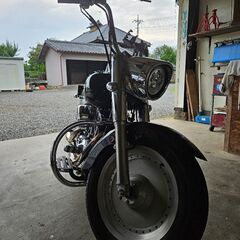 FLSTF1450　ツインテックモジュール　ボマーマフラー　HSR42　の画像