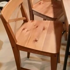 IKEA キッチン作業台+収納+椅子2脚。HÅVERUD　INGOLF　VADHOLMAの画像