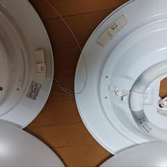 シーリングライト×2　パナソニック　家具 照明器具の画像
