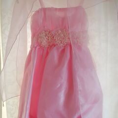 【中古品】女児　130cm ドレス　発表会　結婚式の画像