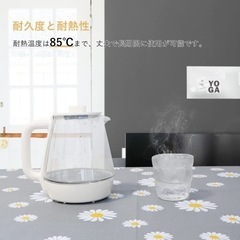 テーブルクロス テーブルカバー 撥水 防水 防油 汚れ防止 ずれにくい PVC製の画像