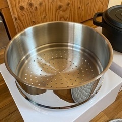 【新品　未使用】gioia キャセロール&蒸し器5点セットの画像