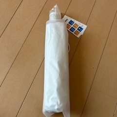 新品　晴雨兼用折り畳み傘　ホワイト