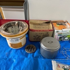 決まりました　バーベキューセット　七輪　火消し壺　　炭など