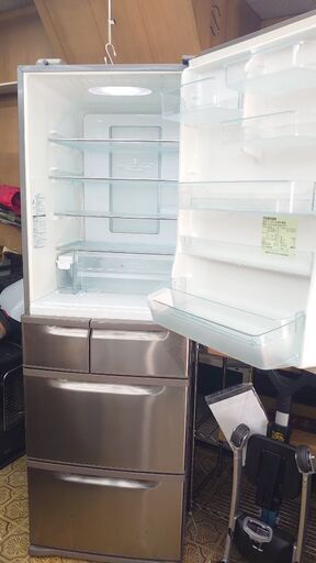 『運搬可能！』キレイな【大型 370㍑】中古冷凍冷蔵庫 驚きの美しさ 氷はカチカチ！『東芝ノンフロン冷凍冷蔵庫 ☆形名GR-A37GE