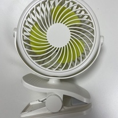 クリップ扇風機　ファン　USB充電　乾電池対応　家電 季節、空調家電