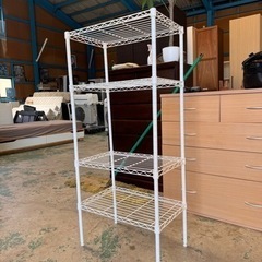 決まりました☆メタルラック☆ホワイト☆幅55×35☆格安☆中古☆...