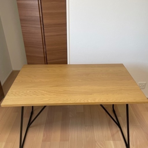 MUJI 無印良品 木製折りたたみテーブル 幅120cm 訳あり奥行70高