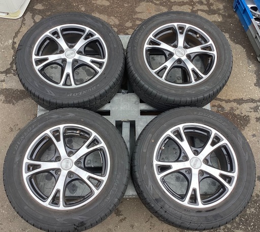 【売約済み】15800円?work アルミホイール 16×6.5J 溝あり 夏タイヤ 215/60R16 4本　60
