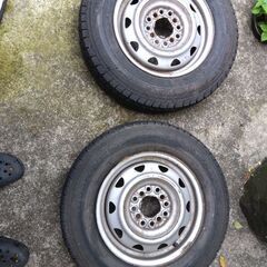 155/80R13 マルチホイール2本