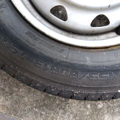 155/80R13 マルチホイール2本の画像