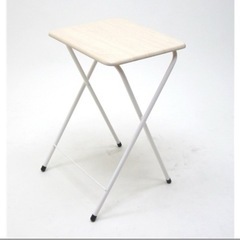 武田コーポレーション コンパクトテーブルハイ ナチュラル  5つまとめのみ の画像