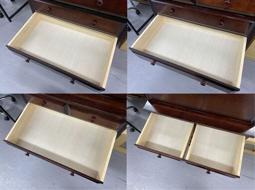 ライティングデスク 幅78×奥行45.5×高さ112ｃｍ ライティングビューロー 木製 書斎机 札幌市手稲区