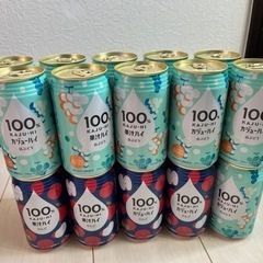 100%果汁ハイりんご8本　白ブドウ12本