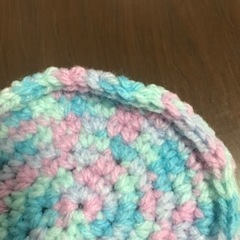 アクリルたわし　丸　マーブルの画像