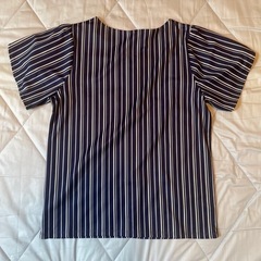 m.f.editorial カットソー　ストライプ　Lの画像