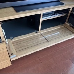 ★美品★天然木無垢材のテレビ台・テレビボード  幅180cm 高さ37cm 奥行き42cmの画像