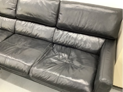 ＊カウチソファ 黒 ブラック 家具 ソファ 3人掛けソファ コーナー L字