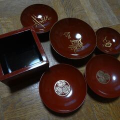 升 と 盃 5個セット　松竹梅　の画像