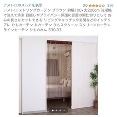 糸カーテン　ひものれんの画像