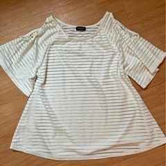 美品★レディース★夏★おしゃれ★肩出し★カットソー★M〜L