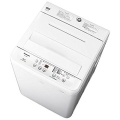 【超美品‼️】パナソニック 2018年製 5.0kg全自動洗濯機 香りしっかりコース キーワードホワイト♪