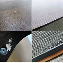 無印良品　楕円形　こたつ　ダークブラウン　MJ-KDF1340　動作良好　幅約130㎝　暖房器具　オーバル型　炬燵　センターテーブル　コタツの画像