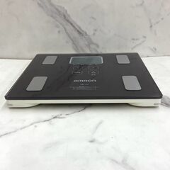 【REGASTOCK川崎店】オムロン 体重・体組成計 カラダスキャン ブラウン HBF-214-BWの画像