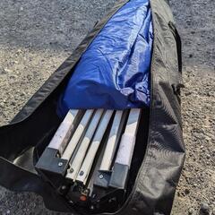 自立型タープ（3m x 3m）ベンチレーション付き