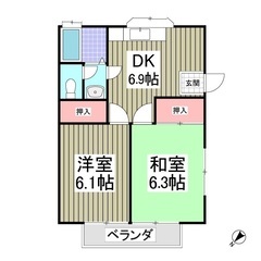 《《２ＤＫ》》🎀鹿沼市🎀フリーレント１ヶ月付き🎀敷金礼金無料🎀仲...