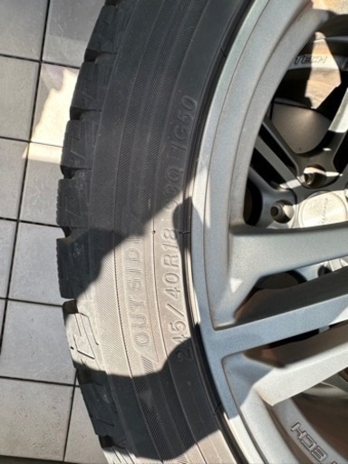 245/40R18 スタッドレスタイヤ＋アルミホイールセット