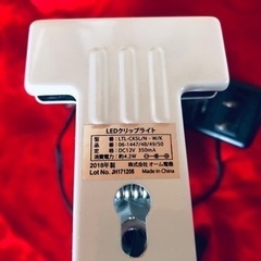 未使用近いLEDクリップライト オーム電機 OHM LTL-CK5L  の画像